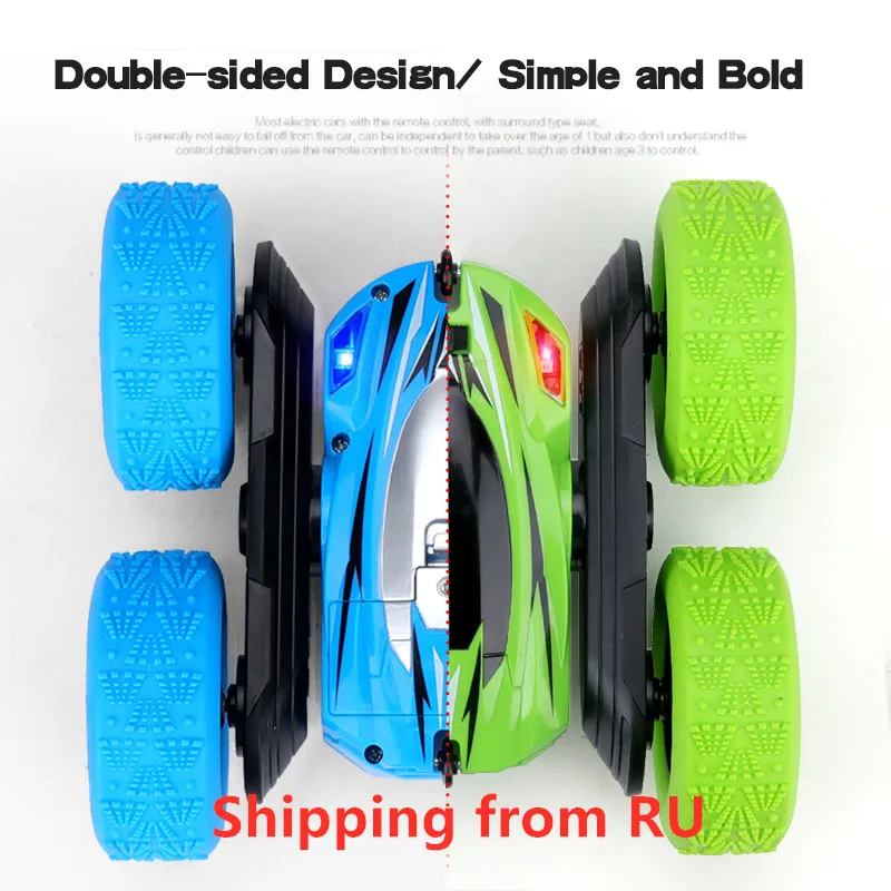 

RC stunt Car High Speed 360 Rotation Doubled-sided RC Stunt car Truck Rock Crawler Roll Toys Gift for Boys Girls