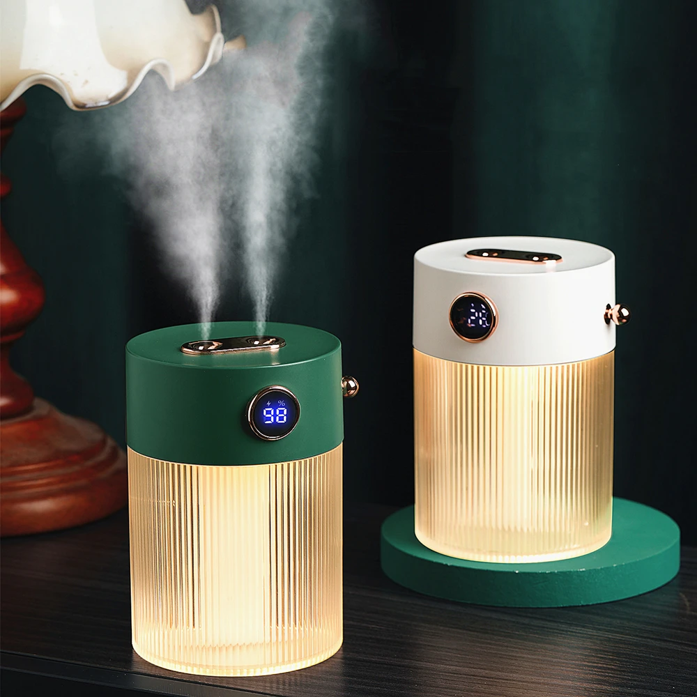 

650ml Wireless Aroma Diffuser Humidifier 4000mAh Battery Rechargeable Essential Oil Diffuser Ultrasonic Air Humidifier For Home