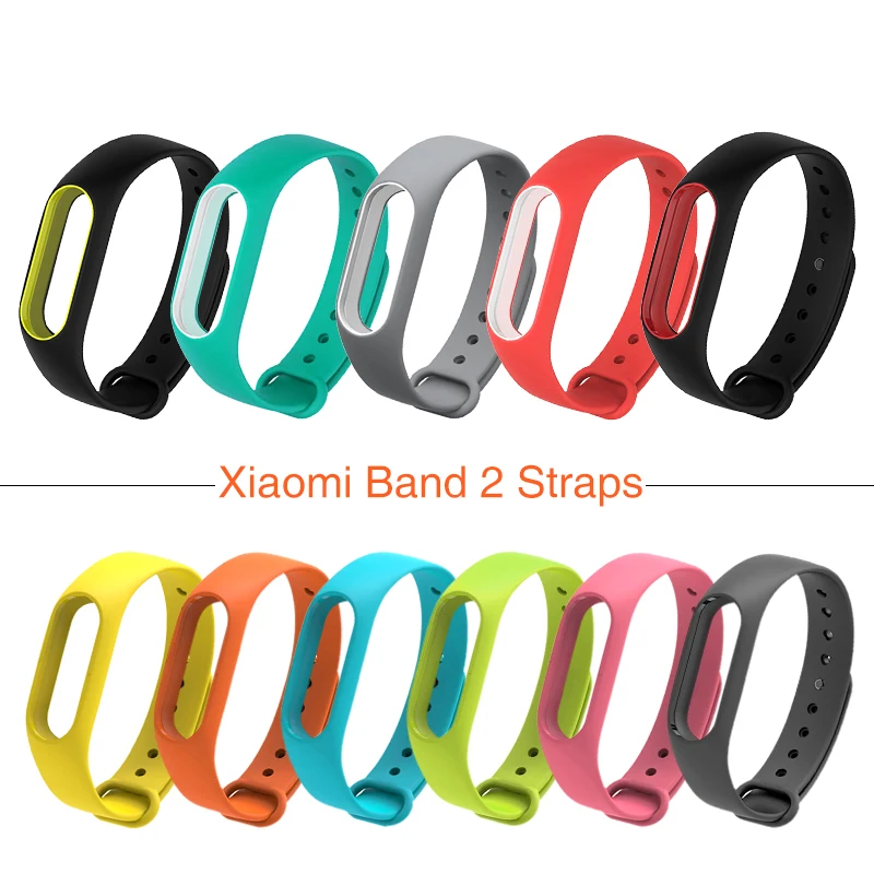 Силиконовый ремешок для Xiaomi Mi Band 2 цветной браслет умного браслета аксессуары |