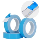 Теплопроводящая двусторонняя клейкая лента, 25 мрулон, для чипа, печатной платы, ЦП, светодиодная Светильник вой радиатор