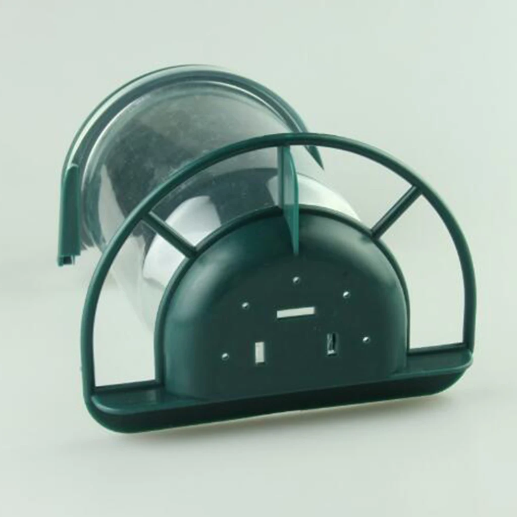 Прозрачная уличная зеркальная подвесная кормушка для диких птиц автоматический