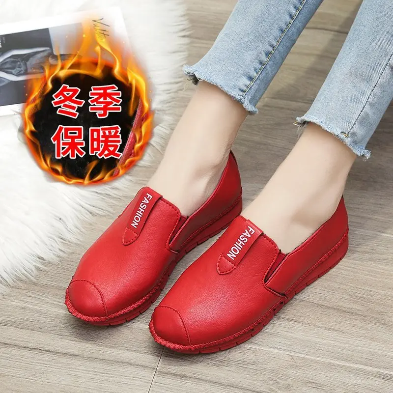 

Spring and autumn a pedal lazy shoes female comfortable single shoes flat bottom soft bottom slip zapatos para mujer shoe