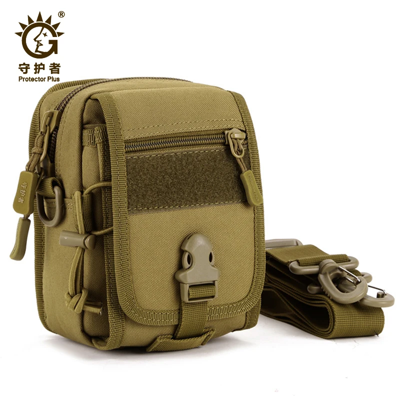 Молл Военная тактическая поясная сумка небольшой открытый слинг рюкзак мужской