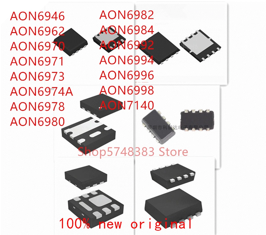10 шт. AON6946 AON6962 AON6970 AON6971 AON6973 AON6974A AON6978 AON6980 AON6982 AON6984 AON6992 AON6994 AON6996 AON6998