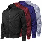 Мужская куртка-бомбер тонкая приталенная бейсбольная куртка с длинным рукавом ветровка 2022 осенняя куртка на молнии мужская верхняя одежда брендовая одежда 4XL