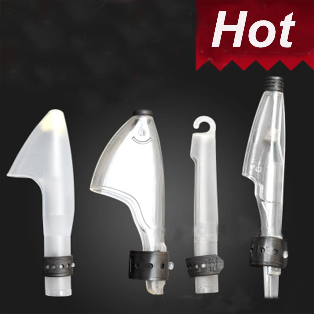 1 шт. прочный прозрачный пластиковый речной удочка для морской рыбалки колпачок