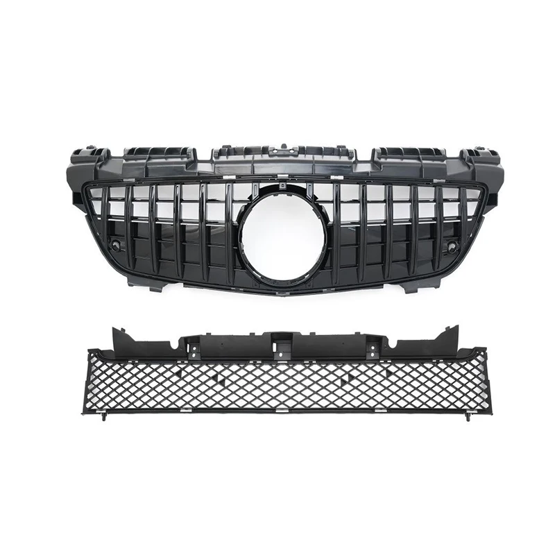 Для Mercedes-Benz SLK-class SLK 250 350 200 R172 2011-2015 GT Style передний бампер гоночная решетка Верхняя
