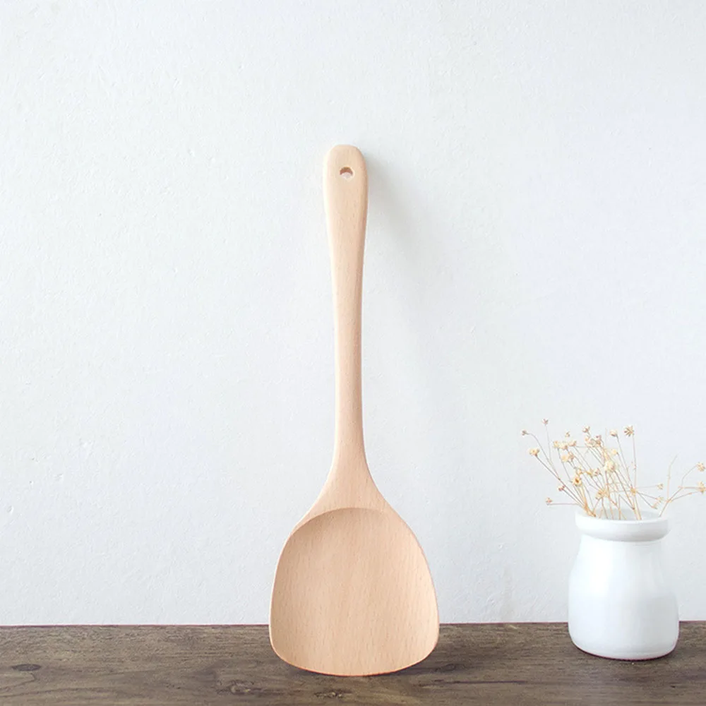 Деревянная лопата антипригарная специальная лопатка Неокрашенная деревянная