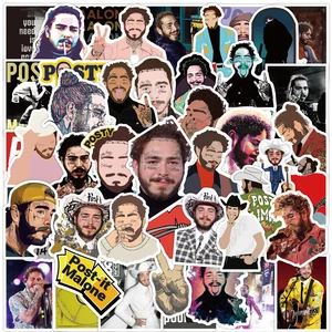 103050pcs singer post malone stickers laptop guitar luggage fridge skateboard phone waterproof cool sticker decal kid toys free global shipping