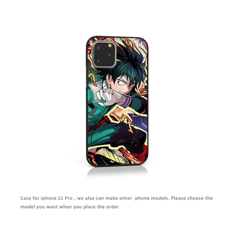 

Japan Anime My Hero Academia Phone Case for iPhone 6 7 8 11 12 Pro X XS Max XR Samsung Galaxy A S 8 9 10 20 50 Plus pro