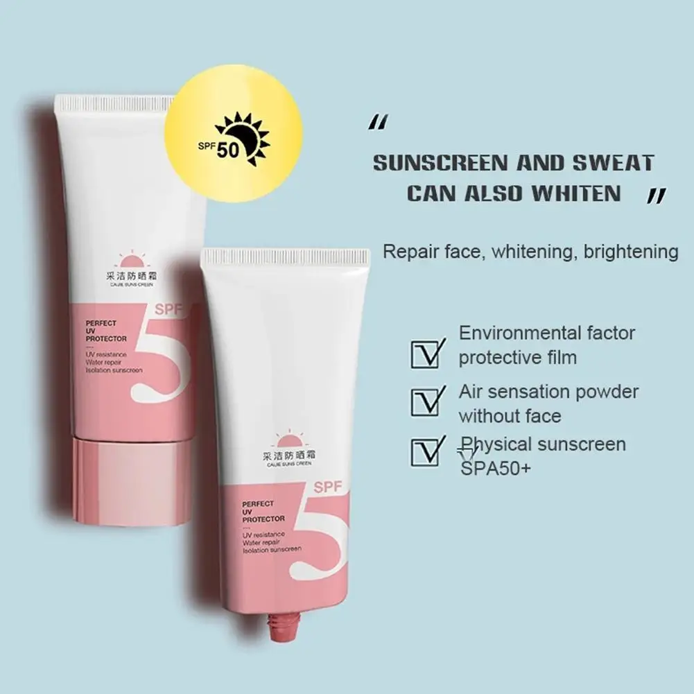 

Sunscreen Whitening Cream SPF 50 Sunblock Anti-Aging Cream Skin Moisturizing Face Body Protective Oil-control P4R7