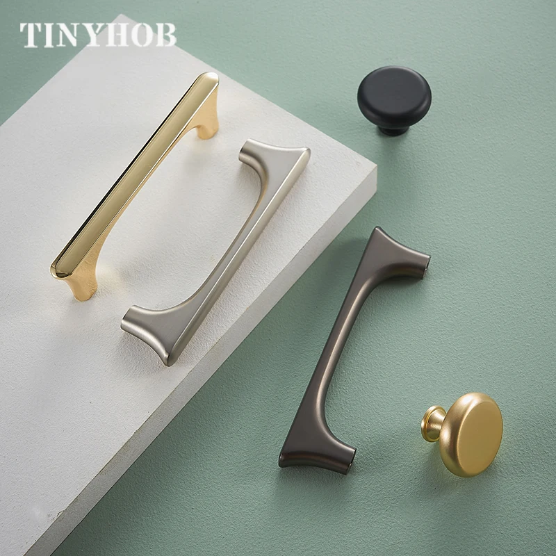 Черная простая ручка Т образной формы шкафы ручки для книжного шкафа темно