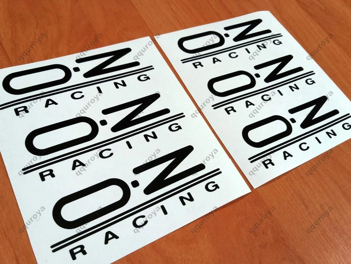 Для 6x3 5 &quot89 мм наклейка OZ Racing сплав колеса обода автомобиля винила GT|Наклейки на