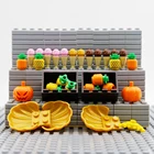 Искусственная еда, лед, ананас, тыква, Морская ракушка, игрушки, друзья, кухня, MOC, строительные блоки, фигурки, детали для дома