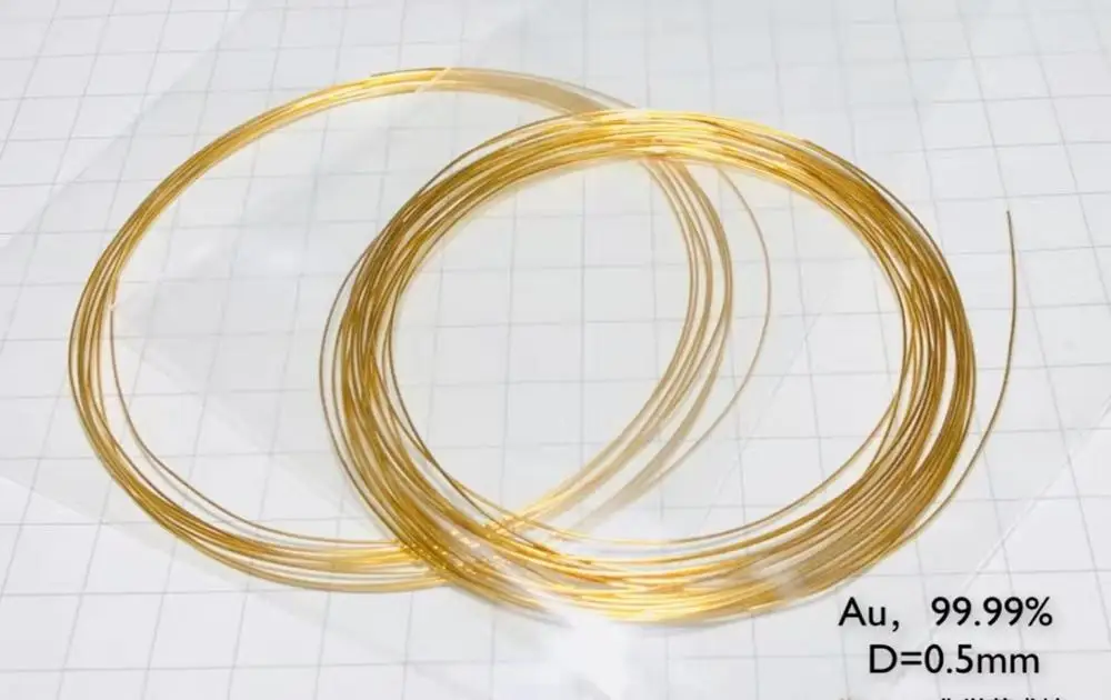 

Gold Au Wire Element Sample D 0.5mm 99.99% Pure Periodic Table