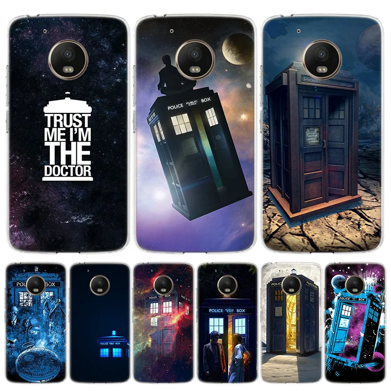 Чехол для телефона Tardis Box Doctor Who Motorola Moto G9 G8 G7 G6 G5S E6 E5 Plus Play Power EU One Action Macro Print Cover