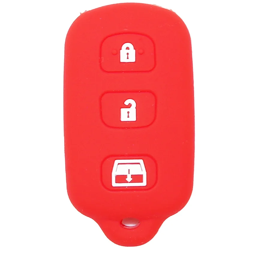 Силиконовый чехол для автомобильного ключа с 4 кнопками Toyota 4runner 1999-2009 Sequoia 2001-2008