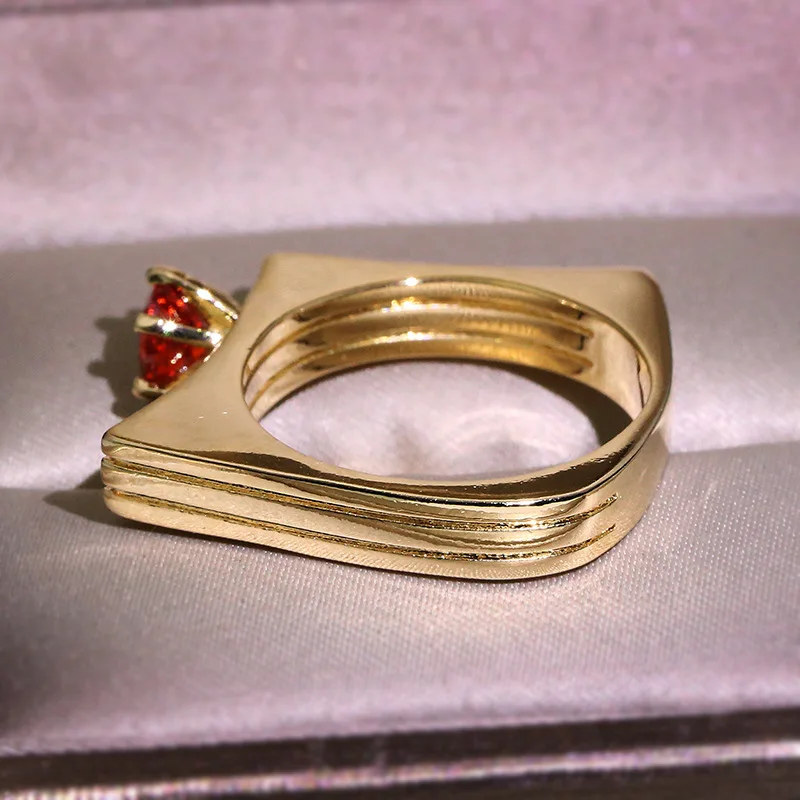 Роскошные жёлтые золотые бриллиантовые кольца подвески ювелирные изделия с