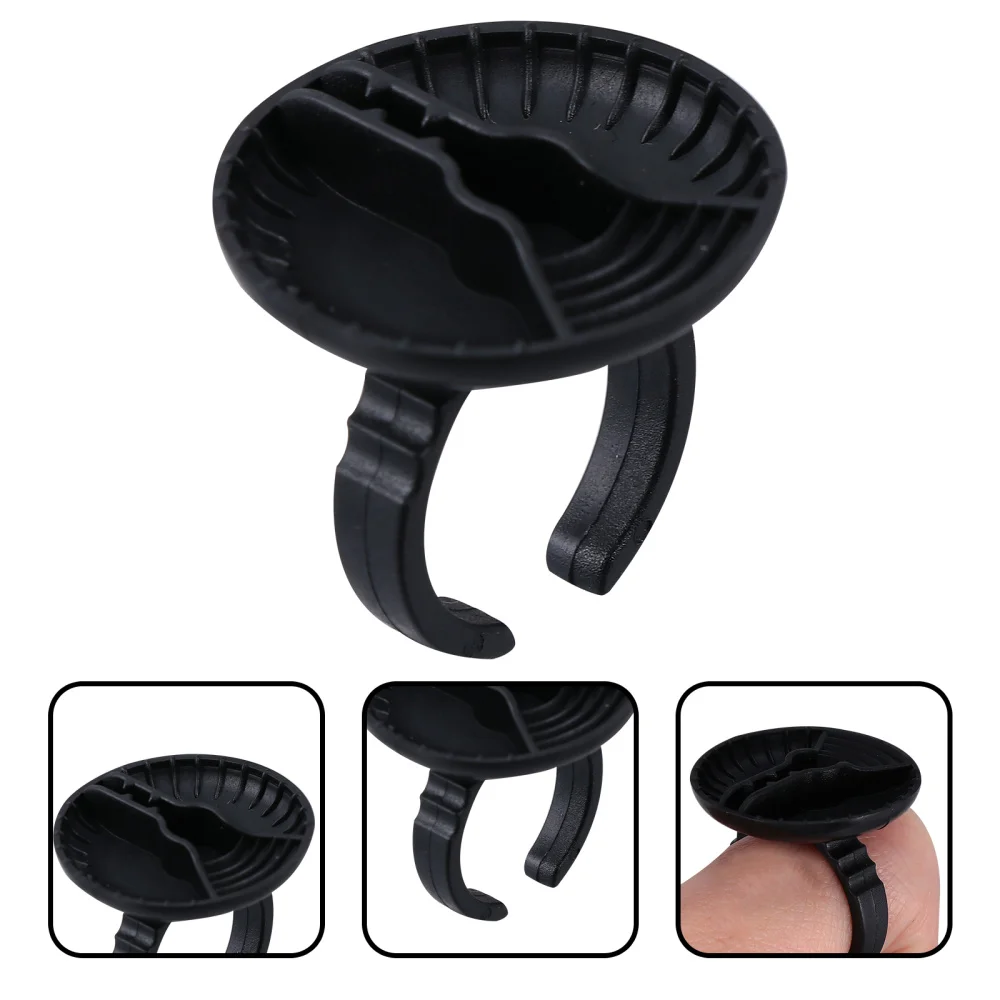 

10pcs Professional Pigment Holder Ring Cups for Eyelash Extension Makeup Tool