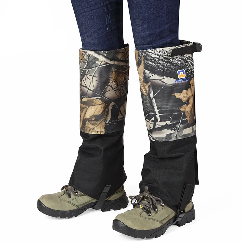 Зимние уличные спортивные гетры леггинсы с защитой от царапин походные