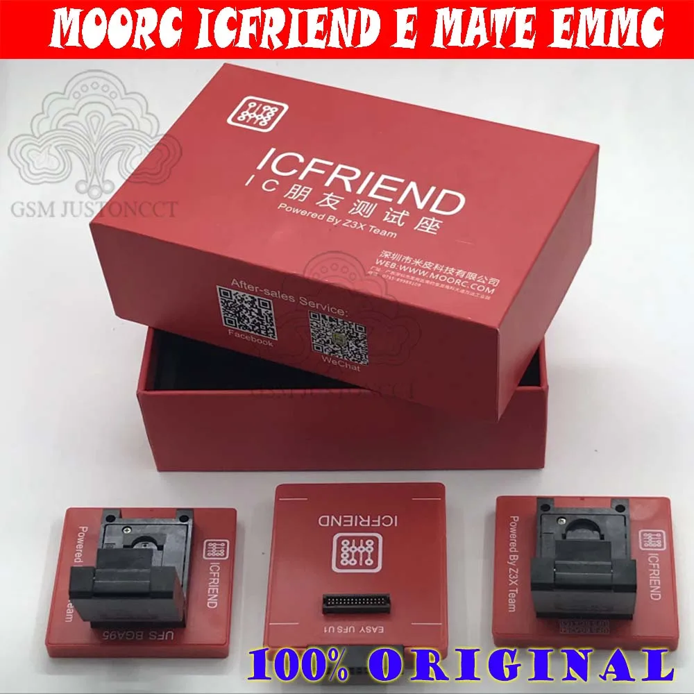 MOORC ICFRIEND высокое Скорость E MATE PRO памяти на носителе EMMC ИС eMMC 13 в 1 BGA с легкий jtag плюс