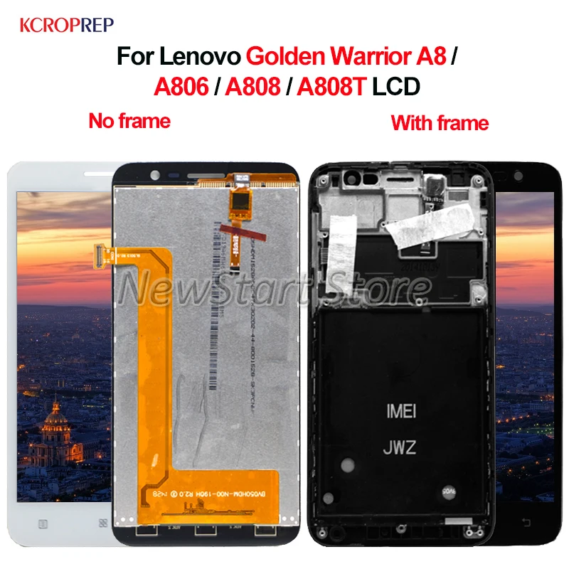 Для lenovo Golden Warrior A8 A806 A808 A808T ЖК дисплей Дисплей кодирующий преобразователь