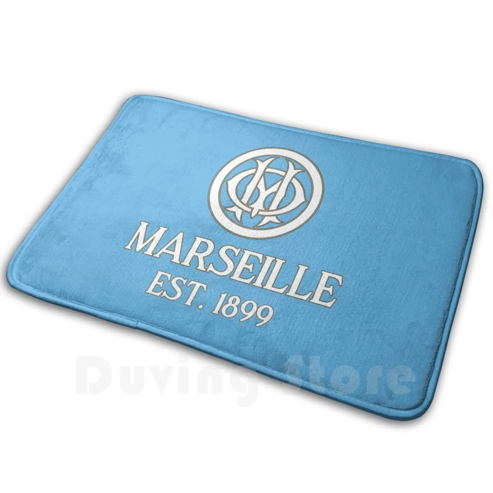 

Marseille Comfortable Door Mat Rug Carpet Cushion Marseille Olympique Marseille Om Droit Au But France French Soccer