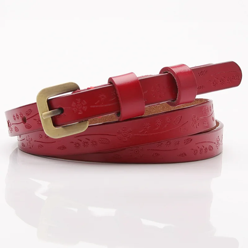 Women high quality genuine leather belt luxury designer belts Women cowskin fashion Strap Jeans for Women's cowboy dress