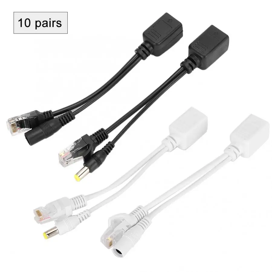 DC12V POE адаптер 5 пар питания по Ethernet сплиттер адаптер-форсунка для ip-камеры |