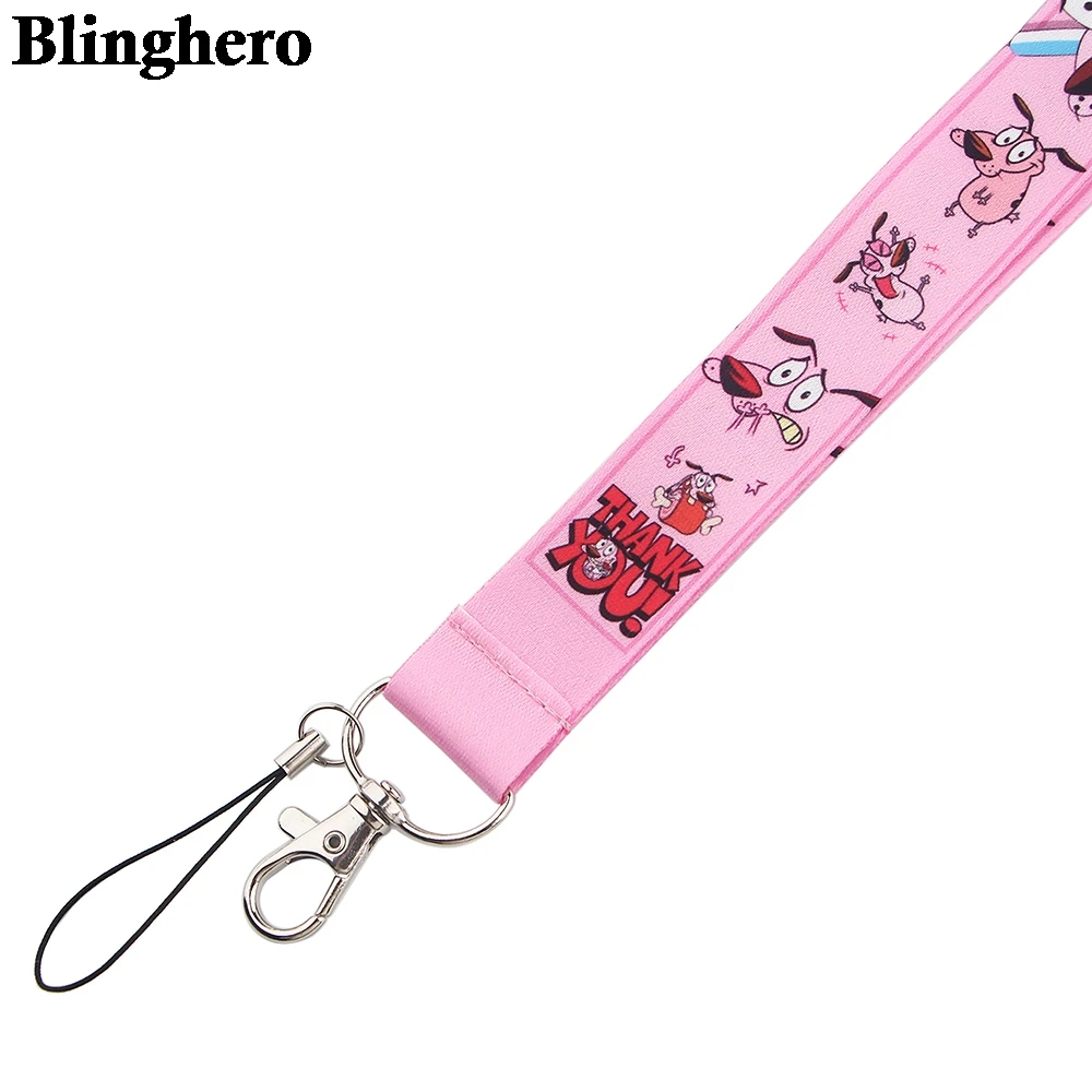 Брелок для ключей CB285 с забавными животными шнурок кнопок ремешок на шею телефона