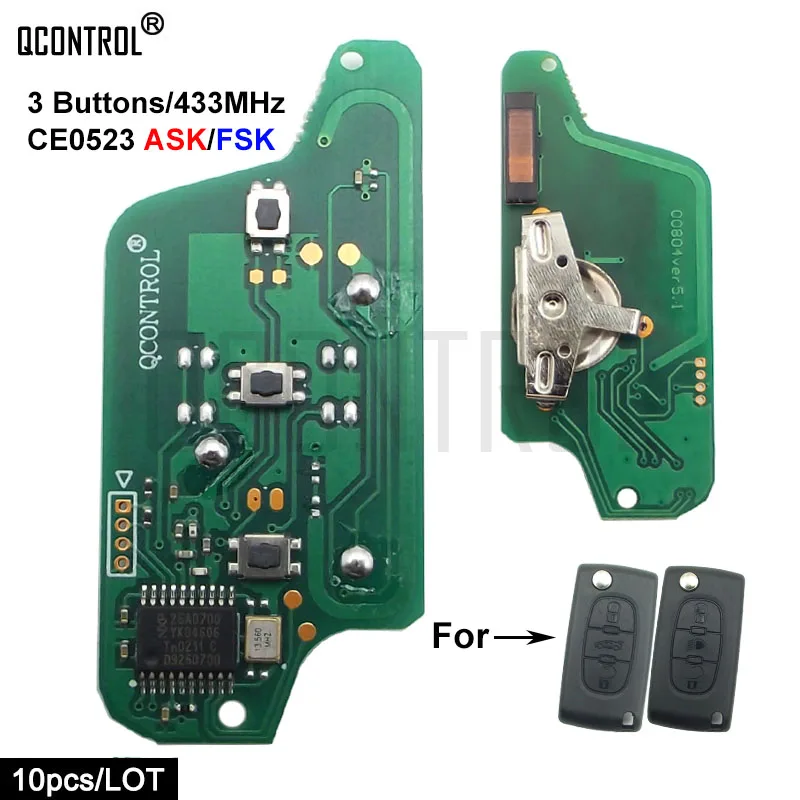 QCONTROL пульт дистанционного управления для CITROEN C5 C4 C3 C2 Berlingo Picasso автоматический