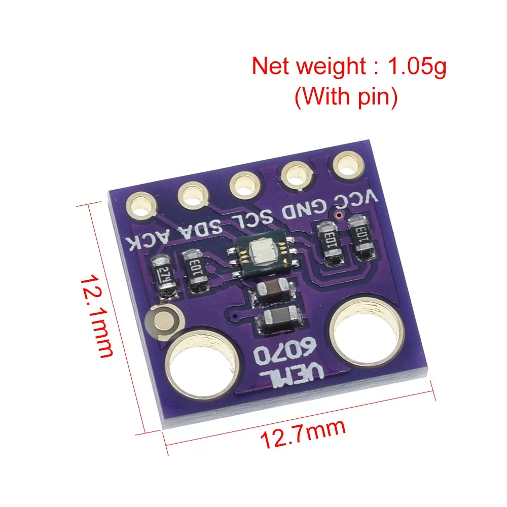 2.7V-5.5V UV sensor module VEML6070 Sensitivity Detection Sensor for Arduino | Электронные компоненты и