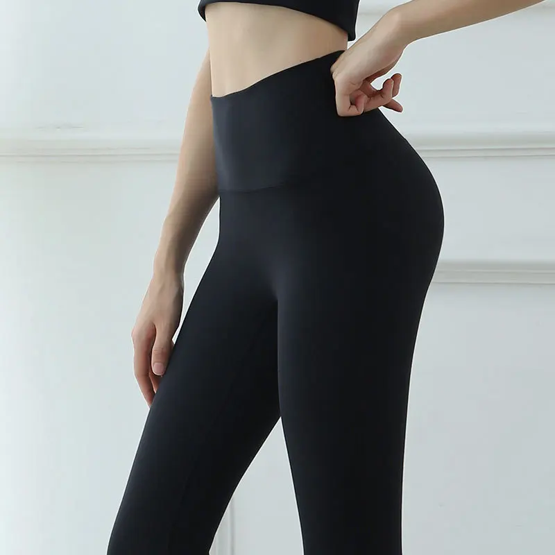 Женские Бесшовные штаны для йоги с высокой талией лосины спортзала леггинсы