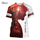 Новинка, футболка CLOOCL с изображением бога, религии, Иисуса Христа, в стиле Харадзюку, для мужчин и женщин, 3D принт, уличная одежда в стиле хип-хоп, модные пуловеры, Прямая поставка