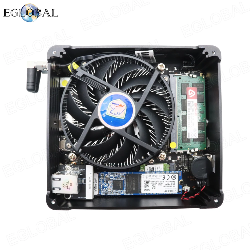 Eglobal S210H ПК игровой компьютер Intel Core i7 8850H i5 8300H E3 1505M Мини Windows 10 Настольный Nuc AC