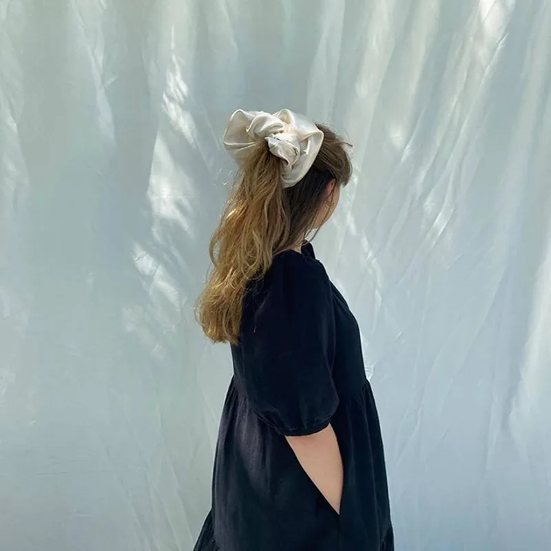 Модный бантик для волос мусульманских женщин шифоновая резинка красивая