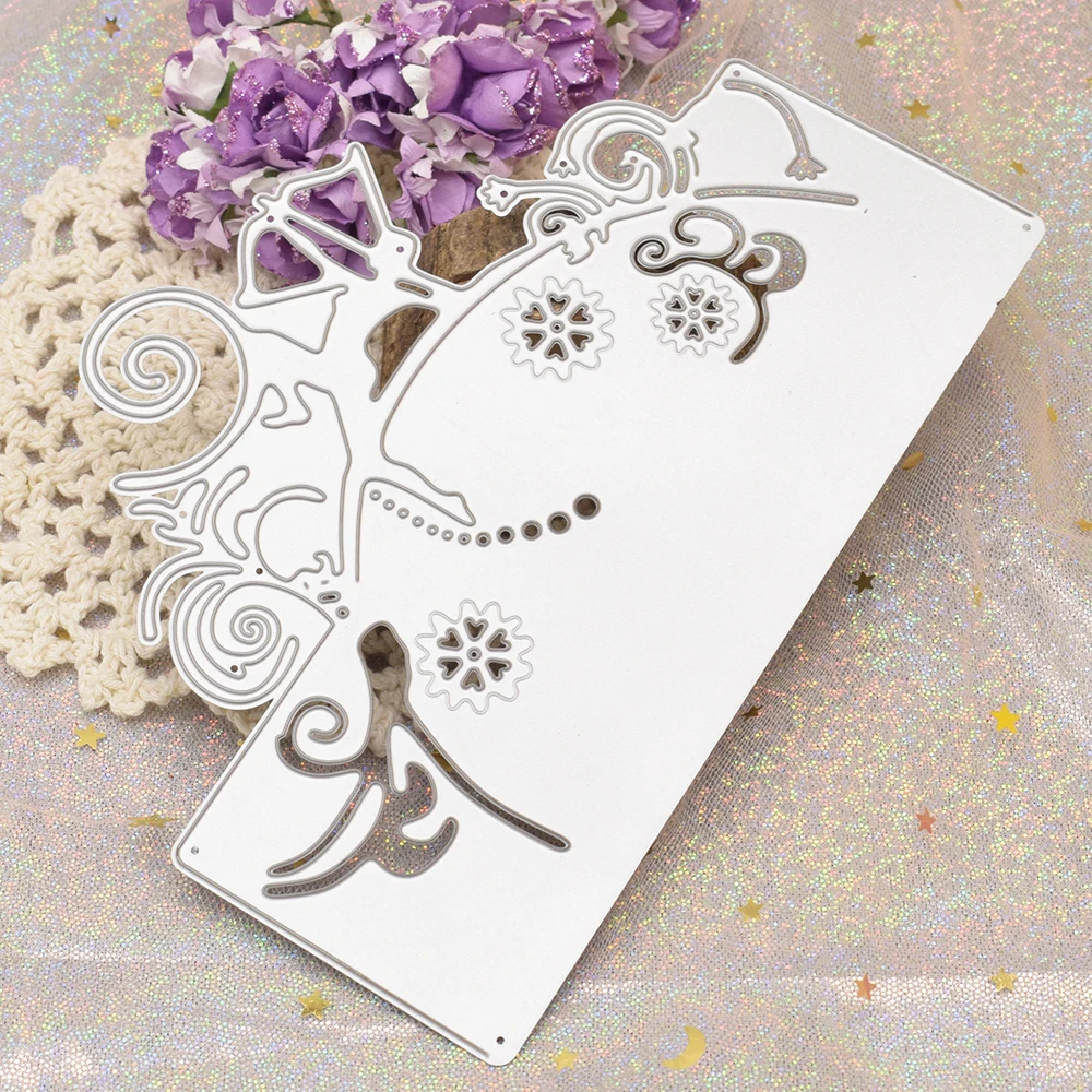 Большой размер стрельба из лука Ангел Фея рамка металлические Вырубные штампы