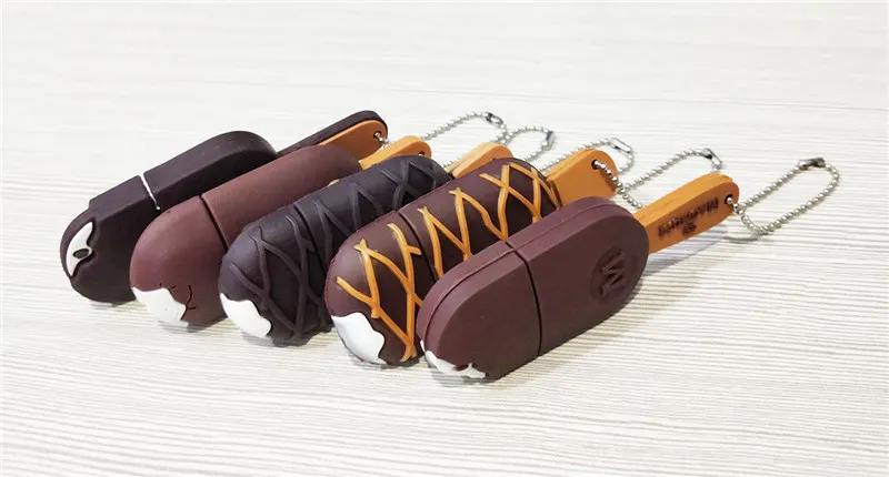 Прекрасный usb флеш-накопитель для мороженого Флешка 4g 8gb Флешка 16gb Кле USB 32gb 64g флеш-карта памяти Флешка для детей