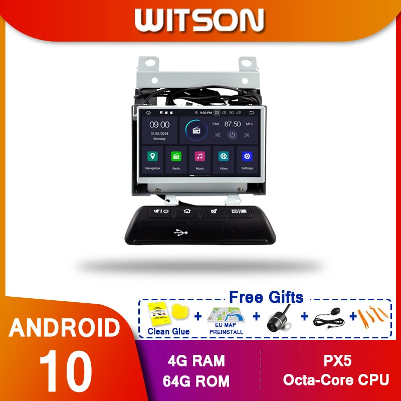 

WITSON Android 10,0 Octa core PX5 автомобильный DVD-плеер для Land Rover Freelander 2 2007-2012 4 ГБ ОЗУ 64 Гб ПЗУ Автомобильный GPS-навигатор
