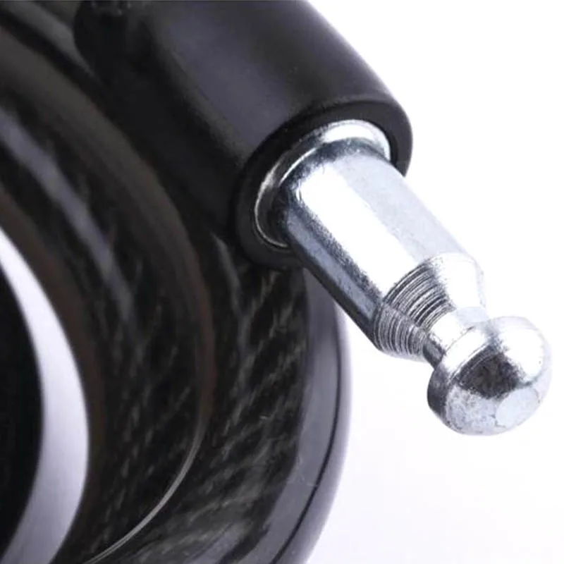 

Universal Anti-Theft Bike Bicycle Lock Stainless Steel Cable Coil For Castle Motorcycle Cycle Mtb Bike Security Lock With 2 Key