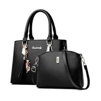 two piece set women bags pu leather designer bag large capacity shoulder messenger bag handbag high quality 2021