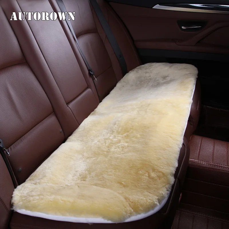 AUTOROWN Накидки из искусственного меха на заднее сиденье автомобиля 1 шт. На