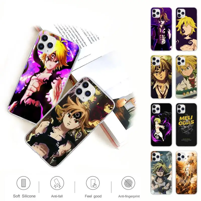 

Seven Deadly Sins Meliodas Transparent Cell Phone Case Cover For IPhone 12 11 Pro Max Xs X Xr 7 8 6 6s Plus 5 5s Se 2020