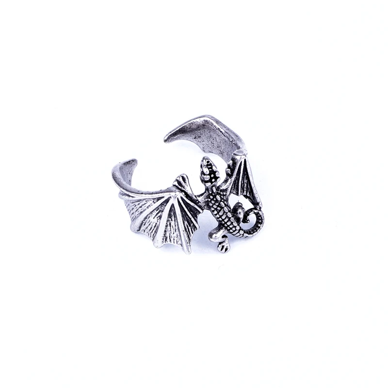 1 шт. мужское кольцо в стиле панк готика ящерица динозавр Открытое хип хоп рок