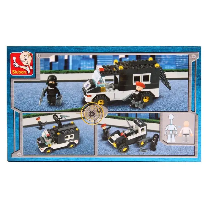 Конструктор «Военная полиция: Фургон», 127 деталей, Sluban