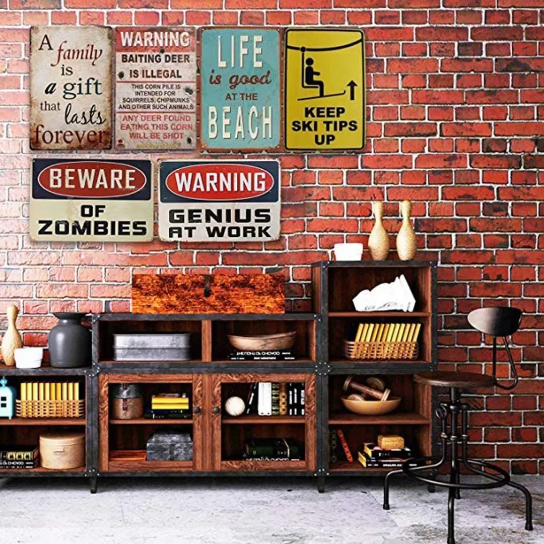

Tin Sign You Can't Buy Happiness But You Can Buy Guns &Ammo - Metal Sign Vintage Look Garage Man Cave Retro Wall Decor 30x40cm