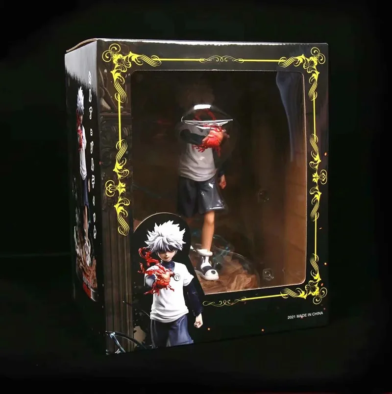 

27cm Hunter x Hunter Toy Action Figures Anime Hunter x Hunter Killua Zoldyck Collectible Statue