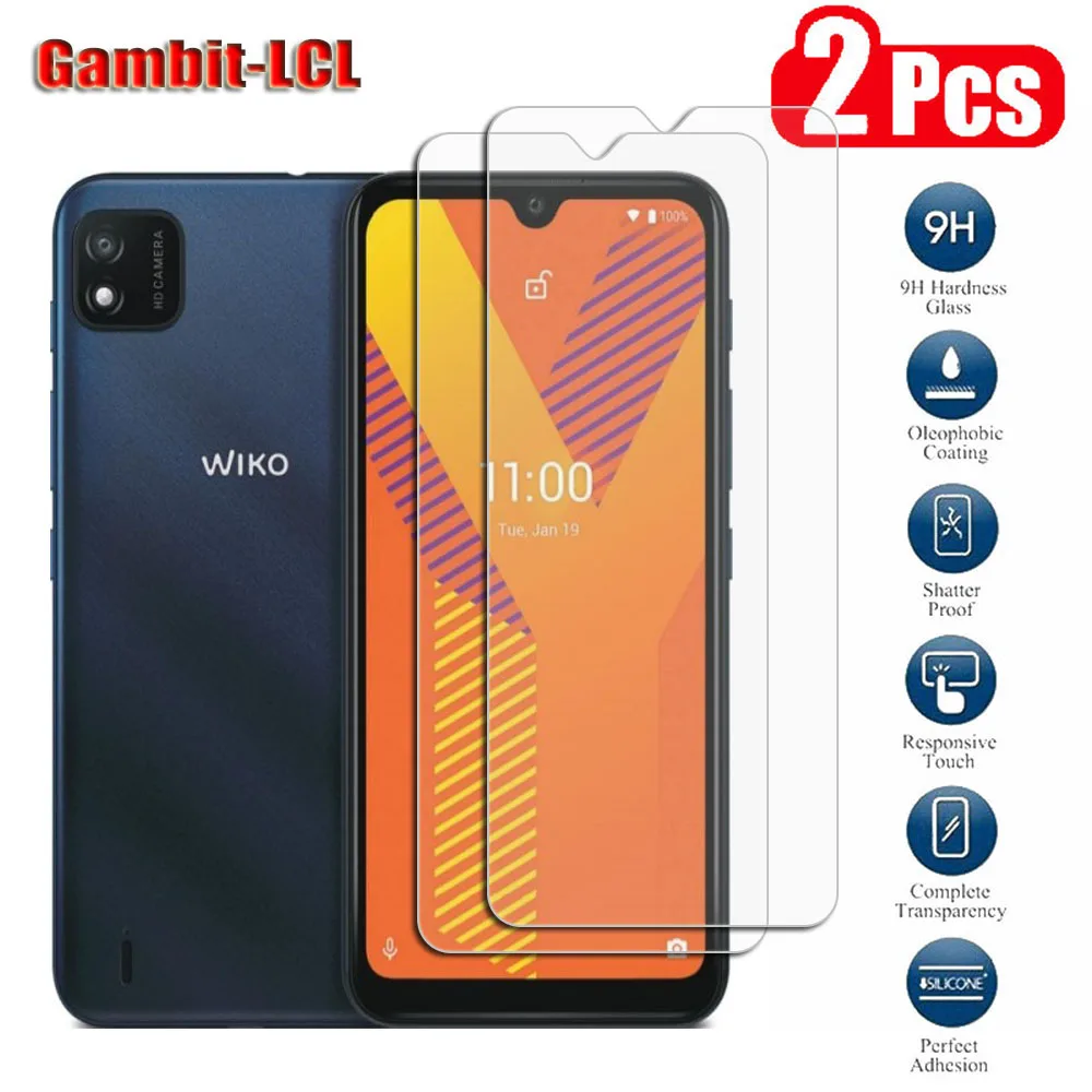 

2Pcs Original Protective Tempered Glass For Wiko Y62 (Y62 Plus) 6.1" WikoY62 Y62Plus Screen Protective Protector Cover Film