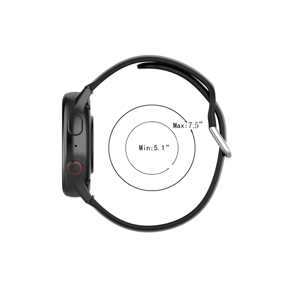 Ремешок силиконовый сменный для смарт-часов LEMFO SG2 S20 модный спортивный резиновый