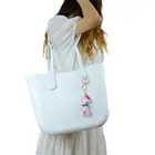Ambag Obag O Style DIY Классическая большая сумка с застежкой-молнией, холщовая внутренняя красочная Женская Длинная летняя сумка